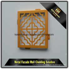 Laser Cut Decorative Aluminum Wall Facade Designs for Modern Building